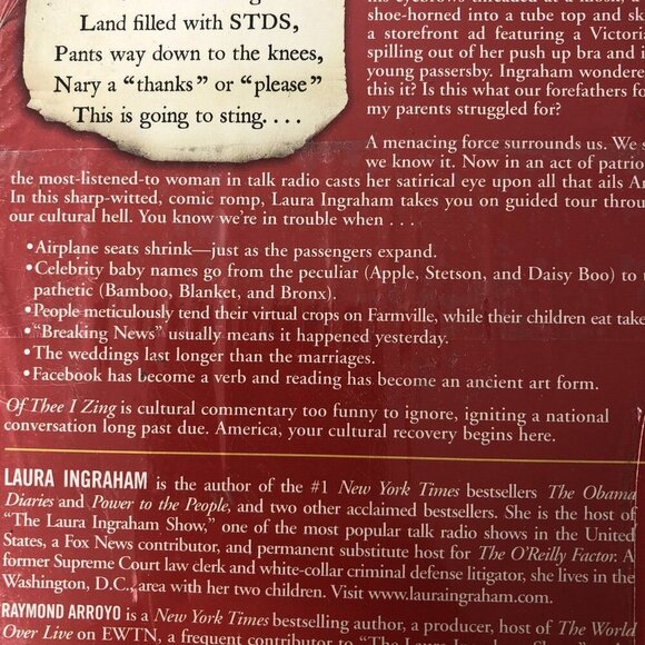 Of Thee I Zing by Laura Ingraham New 7 CD Audiobook America's Culture Decline - Picture 7 of 14